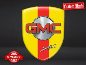 GMC Insignias Auto Personalizadas Resistentes Alta Calidad X
